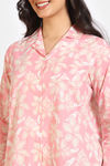 Zivame 2 Mile Fashion Woven Knee Length Loungewear Dress- English Rose — thumbnail 6